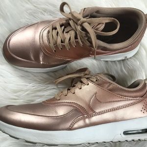 Nike Thea Rose Gold RARE size 7